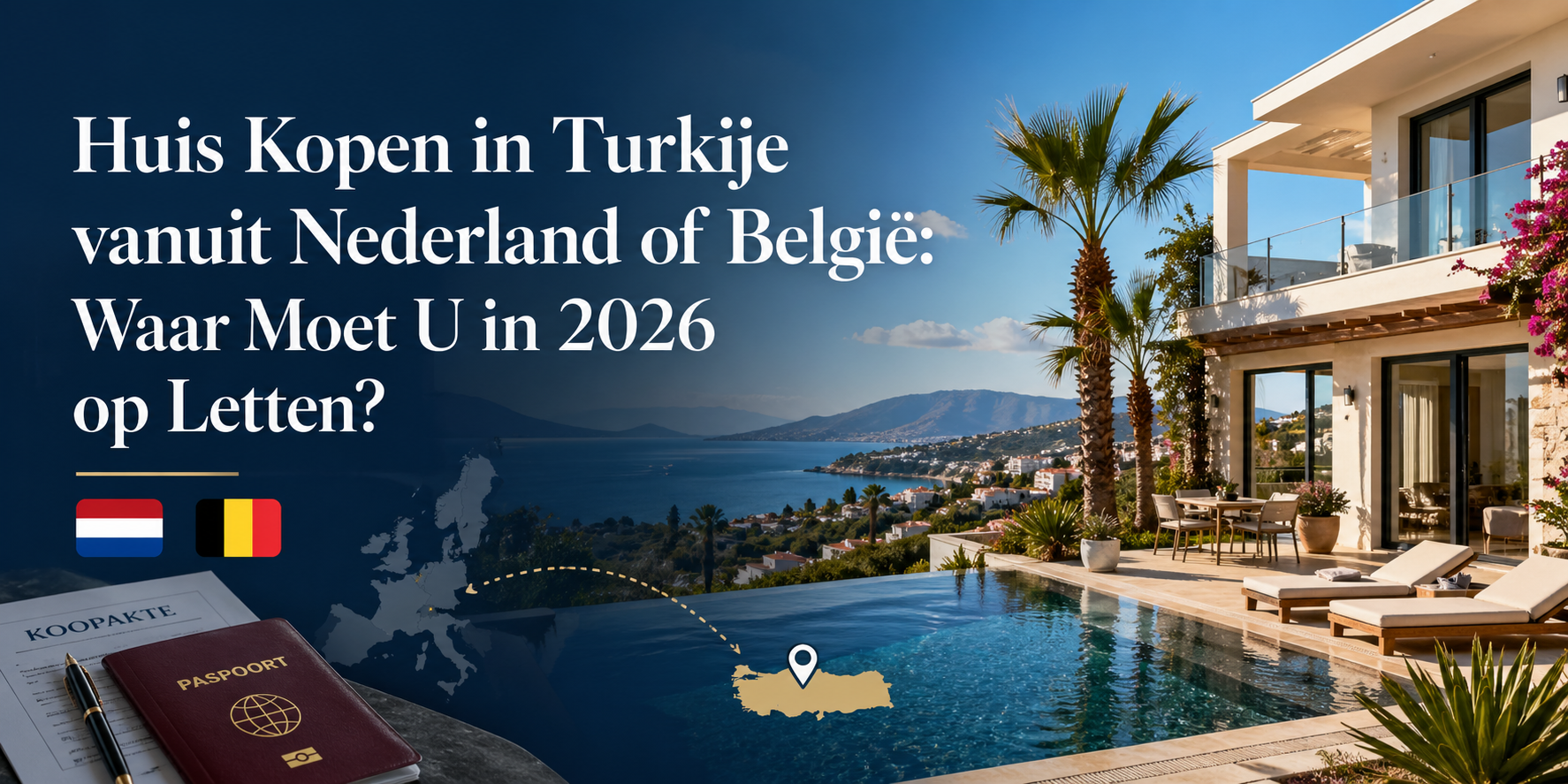 Huis Kopen in Turkije vanuit Nederland of België: Waar Moet U in 2026 op Letten?