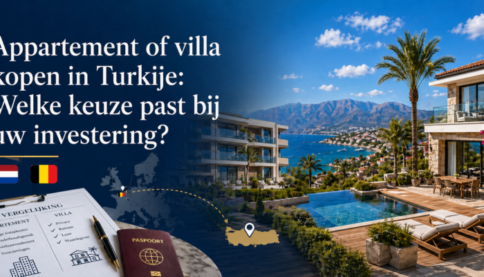 Appartement of villa kopen in Turkije: Welke keuze past bij uw investering?