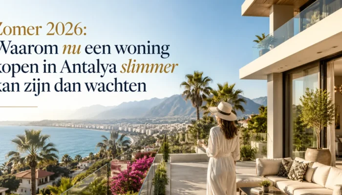 Zomer 2026: Waarom nu een woning kopen in Antalya slimmer kan zijn dan wachten