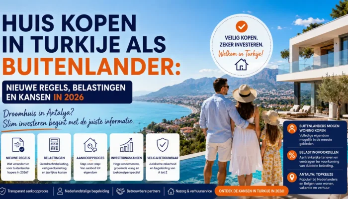 Huis Kopen in Turkije als Buitenlander: Nieuwe Regels, Belastingen en Kansen in 2026