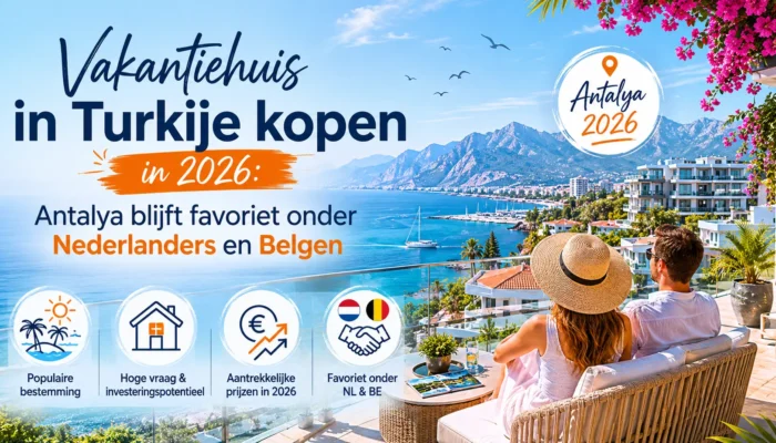 Vakantiehuis in Turkije Kopen in 2026: Antalya Blijft Favoriet onder Nederlanders en Belgen