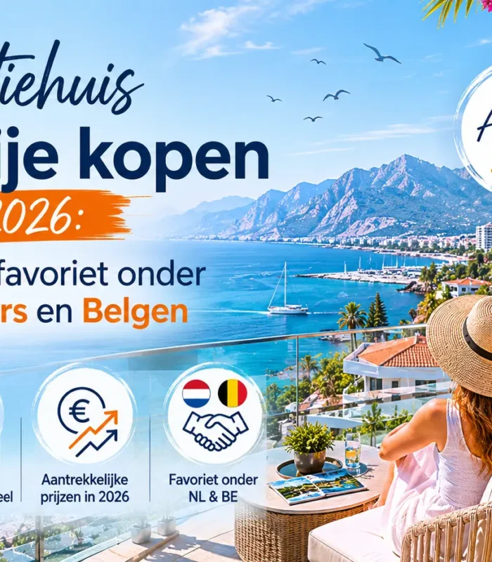 Vakantiehuis in Turkije Kopen in 2026: Antalya Blijft Favoriet onder Nederlanders en Belgen